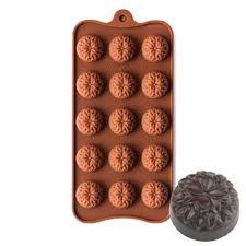 Unmold candy by turning the mold over about an inch from a flat surface or by gently flexing or tapping the top of the mold to loosen them. Dahlia Flower Silicone Chocolate Mold