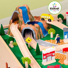 Kidkraft Kids Toys Kidkraft Wooden Train Train Table