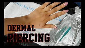 Dermal Piercing Funny Reaction To Hand Micro Dermal Piercing Youtube