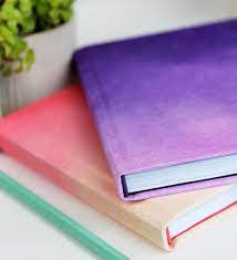 White minimalist cookbook book cover. 17 Gorgeous Diy Notebook Covers For School