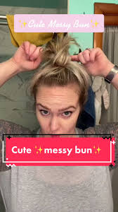 How to Do A Messy Bun with Two Ponytails