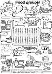 English Teaching Worksheets Food Groups Group Meals Food Groups For Kids Canada Food Guide