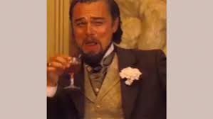 Drinking leo meme fat version : Leonardo Dicaprio Laughing Know Your Meme