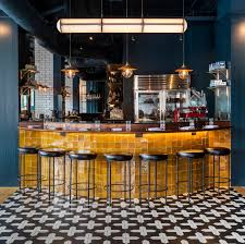 Golden Henna Zellige 4 X4 X3 8 Bar Lounge Design Hospitality Design Artisan Tiles