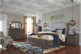 Mikalene Queen Panel Bed With Storage Ashley Furniture Homestore Queen Panel Beds Panel Bed Bed Storage