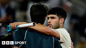 French Open 2025 results: Carlos Alcaraz through to men's final after Lorenzo Musetti retires injured