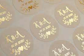 Ivory Wedding Stickers Ivory Gold Stickers Cream Favour Etsy Logotipo Casamento Decoracao De Casamento Casamento