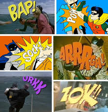 Onomatopoeia At Its Visual Best From The Adam West Batman Tv Show As Well As A Look At Onomatopoeia Paintings By Christia Park Art Christian Marclay Cartoon
