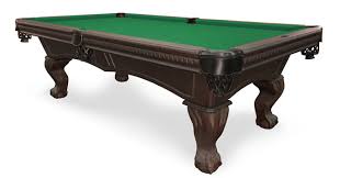Sutton Rustic Black 8 Foot Pool Table