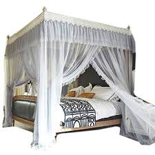 Its sleek square lines finished in a rich, gun metal gray has a timeless look perfect for any setting. Homepingnew Mosquito Net For Bed 4 Corner Netting For Beds Canopy Bed Curtains Bed Canopy For Girls Kids Toddlers Crib Bedroom Decor Grey Type2 California King Buy Online In Botswana At Botswana Desertcart Com Productid