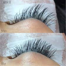 Before And After Fill Eyelash Extension Supplies Mink Eyelash Extensions Eyelash Extensions