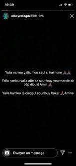 Galatasaray'ın sorunlu yıldızı mbaye diagne'nin satış listesine konulduğu iddia edildi. Polemique Sur Sa Discussion Sai Sai Avec Une Fille Sur Insta Mbaye Diagne Repond A Salma Et Ses Detracteurs Dakarbuzz