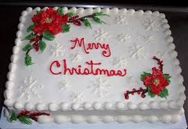 You thought they were if you're not into the sheet cake thing, try building your spoon tree on the side of a layer cake or even. A Merry Christmas Snow Flake Cake Christmas Cake Designs Christmas Cake Decorations Christmas Cake