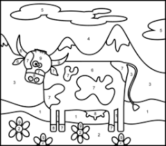 Is your child facing difficulty in color & number recognition? Printable Coloring Pages