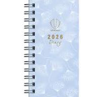 DIARY 2026 UPWARD FASHION A6/7 5436 H/C WIRE-O WTV BLUE SKY ...