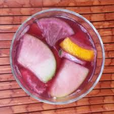 To salt the rim, wipe the rim of the glass with lime then dip upside down in salt. Ultimate Sangria Margarita Recipe Allrecipes