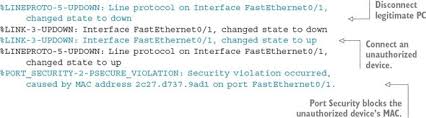 Secure and disable unused switchports. Chapter 5 Securing Ports By Using The Port Security Feature Learn Cisco Network Administration In A Month Of Lunches