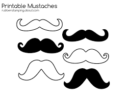 Free Printable Mustache Images For Your Craft Projects Mustache Printables Mustache Template Printable Image