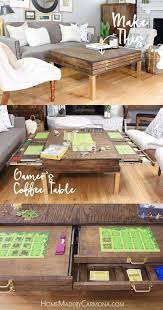 It's really tough, and i fail a lot. Diy Coffee Table With Pullouts Home Made By Carmona Diy Coffee Table Home Decor Coffee Table Games