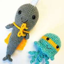 Narwhal And Jelly Crochet Narwhal Crocheted Item Character