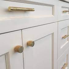 3 Amp Brushed Brass Handle Reviews Cb2 In 2021 Modern Kitchen Cabinet Handles Brass Handles Cabinet Hardware Trends