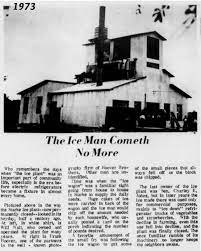 The Starke Ice Plant Bradford Telegraph Historical Pic Posted 1973 Ice Plant Starke Florida