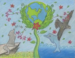 2014 Earth Day Art Contest Winner Celine H 4th Grade T H Rogers Elementary Houston Independent School District Jennifer Theland Art Contest Art Art For Kids
