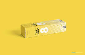 Free Vertical Box Mockup For Cardboard Zippypixels Box Mockup Corrugated Box Design Packaging Mockup
