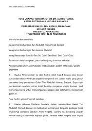 He was also the president of the. Tun Abdullah Ahmad Badawi Sumbangan