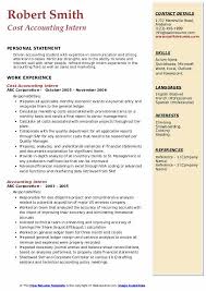 Example of practical training report for accounting student. Accounting Intern Resume Samples Qwikresume