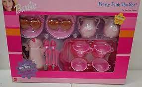 New In Box Never Removed From Box Pink Tea Set Playset Pretty In Pink