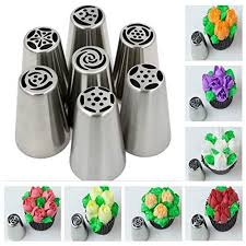 Buy Style Eva Icing Piping Nozzles Cake Decoration Tips Cooking Assorted Design 8 Pieces Features Price Reviews Online In India Justdial