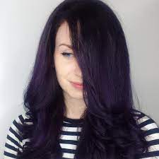 Deep Violet And Black Melt Dark Purple Hair Hair Color Purple Hair Color For Black Hair