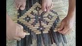 Ada juga seputar garis miring yang dikenal sebagai motif lereng atau parang. Woven Bamboo Star Motives Fast And Easy To Understand Part 5 Youtube