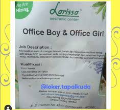 Lowongan Office Boy Dan Office Girl Larissa Oktober 2020 Loker Sekitarku