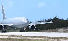 El segundo avión cisterna de la Fuerza Aérea de EE. UU. en dos horas ha  emitido