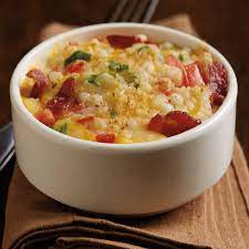 Chef john's recipe swaps israeli couscous for the macaroni and gets a bit of heat from diced pimentos and cayenne pepper. Creamy Couscous Mac Cheese Enticing Appetizers Menu Bj S Restaurants And Brewhouse