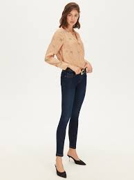 Lacivert Normal Bel Esnek Skinny Jean Pantolon Lc Waikiki Skinny Pantolon Kadin