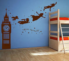Conte De Fee Kik2803 Wall Sticker Autocollant Par Artwallstickers Peter Pan Nursery Wall Decals Wall Decal Sticker
