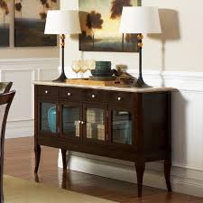 While most commonly found in dining rooms, sideboards and buffet tables can also make a great addition to kitchens, dens, bedrooms, and even to entryways. Steve Silver Marseille Transitional Marble Top Dining Sideboard Royal Furniture Sideboards
