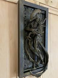 Alien Xenomorph Wall Hanging Video Game Room Decor Hr Giger Art Movie Tattoo