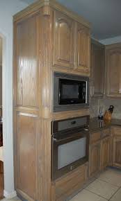 They are covered with some kind of a satin clear finish, applied very thinly, and. Refinish Dated Oak Cabinets Flawless Chaos