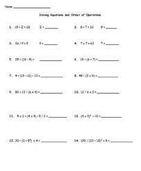 The reason that i want to do that is because i run this macro daily and. Solving Equations And Order Of Operations Worksheet Solving Equations Order Of Operations Algebra Equations Worksheets