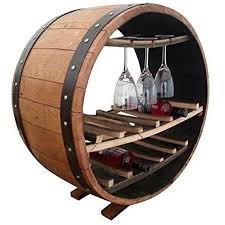Hand Crafted Solid Oak Wood Barrel Wooden Cask Unique Wine Etsy Wine Barrel Furniture Unique Wine Racks Wine Barrel