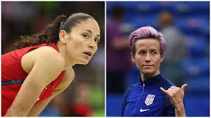 If we weren't married it wouldn't be an issue. Megan Rapinoe S Girlfriend Sue Bird Disliked Pink Hair Heavy Com