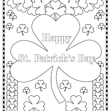 Patrick's day with the intent of engaging her in creating decorations for the day. Free Printable St Patrick S Day Coloring Pages