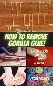 Soak the affected area of skin for 6 to 10 minutes. How To Get Gorilla Glue Off Your Hands Everything Else Budget101 Com Gorilla Glue How To Remove Glue Glue