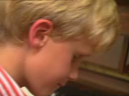 Blind boy Derek Paravicini gives concert at the Barbican; Derek... Stock  Footage Video