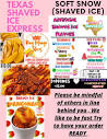 Texas Shaved Ice Express - 𝙉𝙀𝙀𝘿 𝘼 𝗠𝗘𝗡𝗨 + 𝗕𝗨𝗦𝗜𝗡𝗘𝗦𝗦 ...