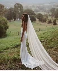 Tenelle In Mwlgeorgie French Crepe And Our Chani Veil Wandererandthewild Madewithlove Italian Wedding Dresses Crepe Wedding Dress Elegant Wedding Gowns